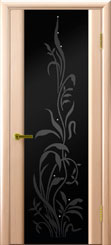 Межкомнатные двери Luxor модель Трава 2 беленый дуб